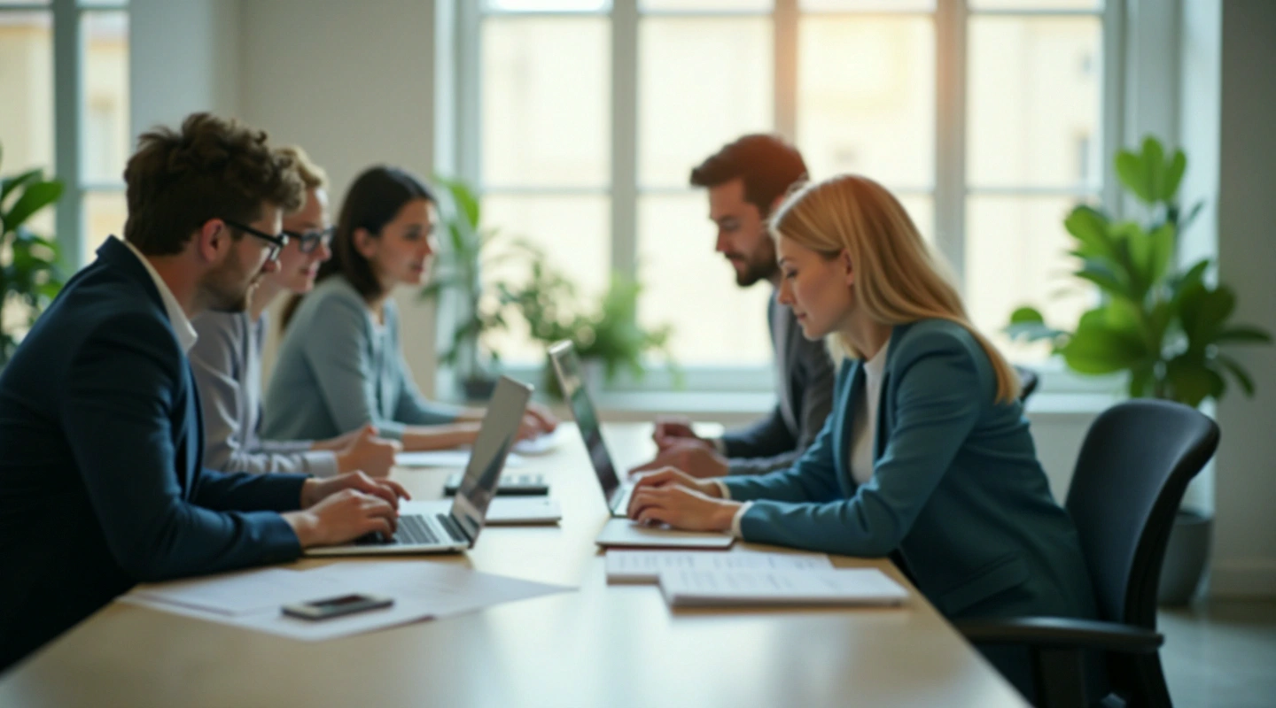 Automera team collaborating on an automation project
