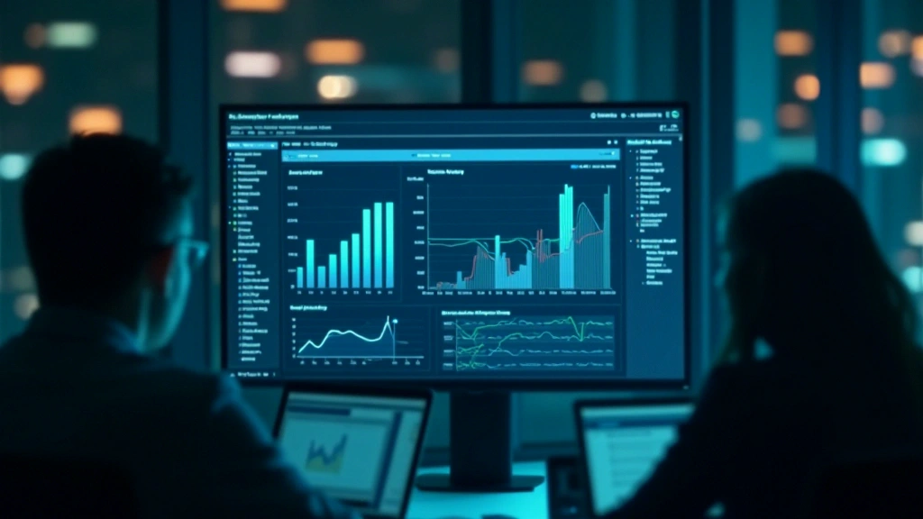 Analytics display with charts, trends and forecasts