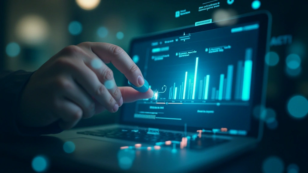 Data visualisation showing forecasts and analytical patterns